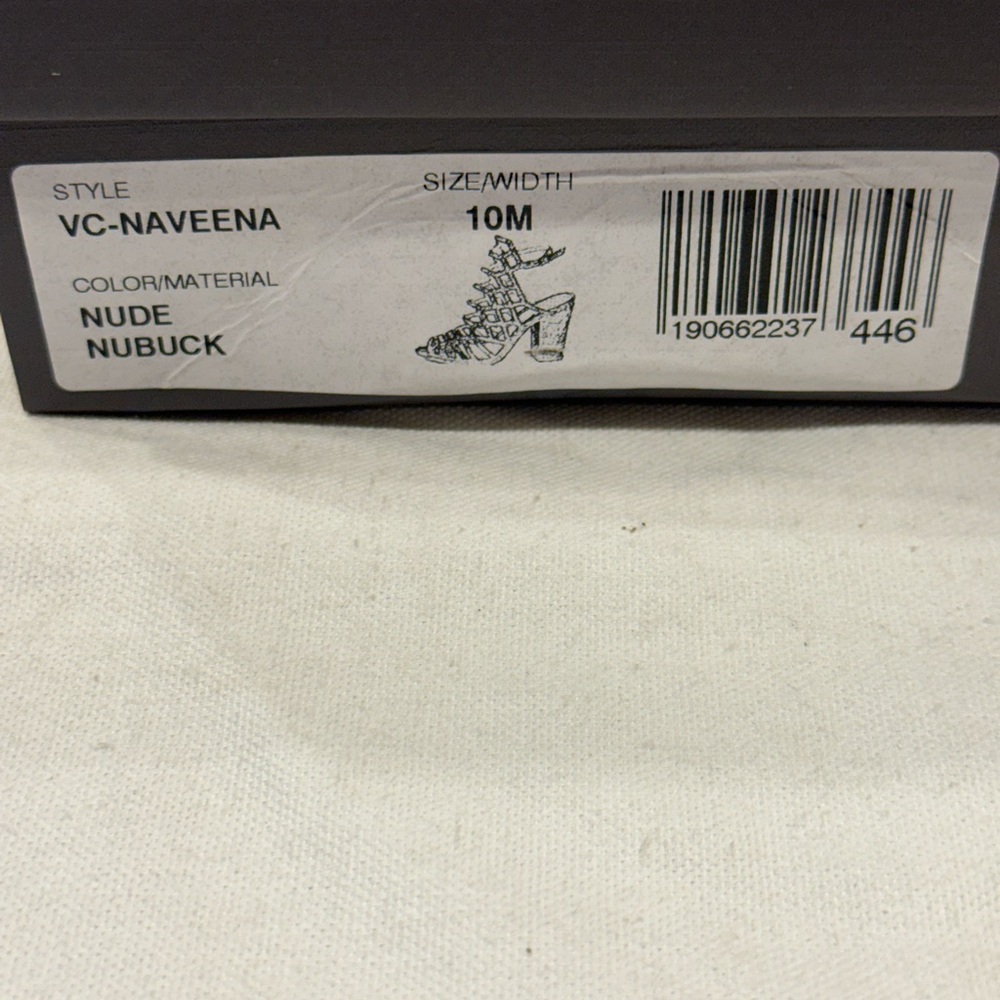 Vince Camuto VC-Naveena Women's Heels Color Nude Nubuck - Picture 12 of 12